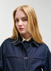 Blue Women's Windbreaker Jacket By Colmar