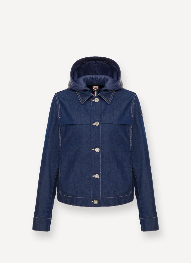 Blue Women's Windbreaker Jacket By Colmar