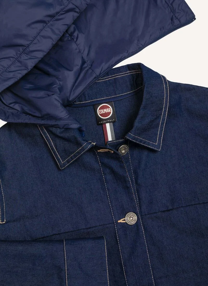 Blue Women's Windbreaker Jacket By Colmar