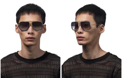 Dita Mach/one Black Sunglasses For Men