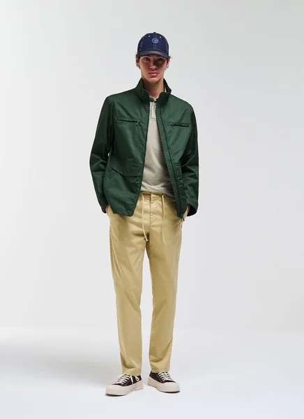 Colmar Green Windbreaker Jacket For Men