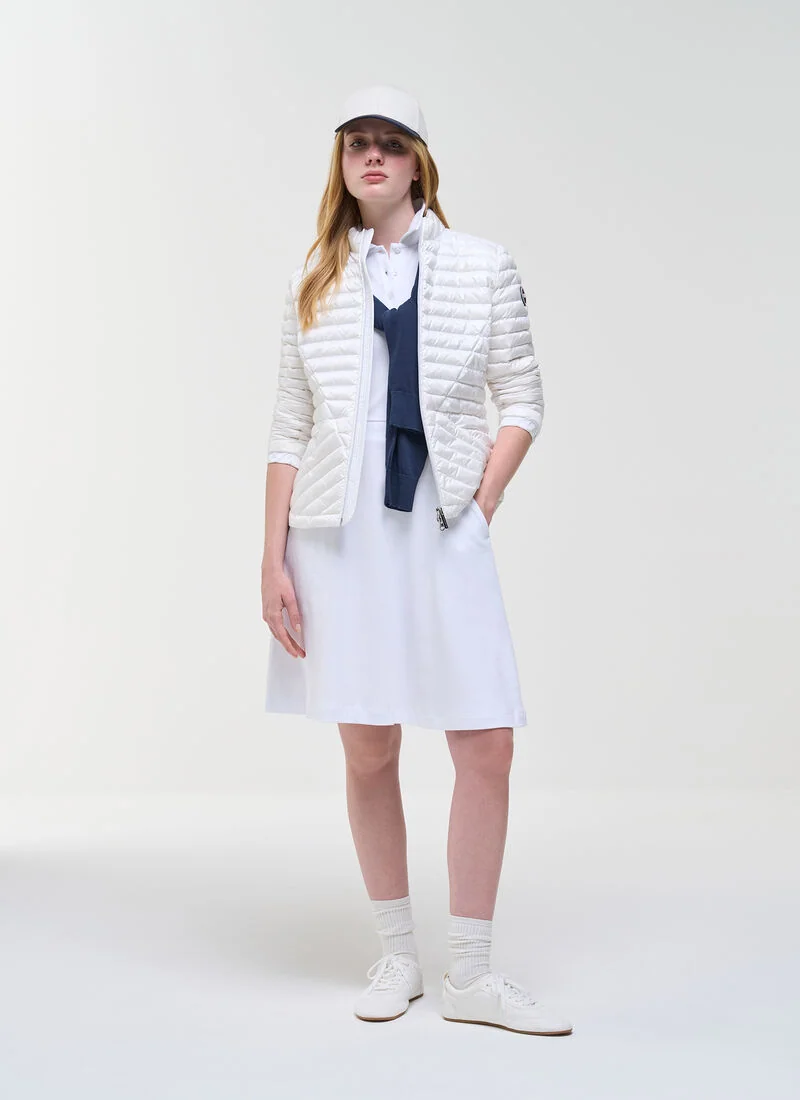 Elegant Women's White Down Jacket By Colmar