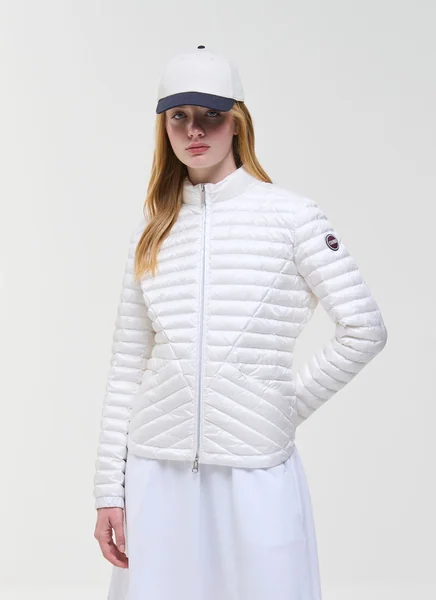 Elegant Women's White Down Jacket By Colmar