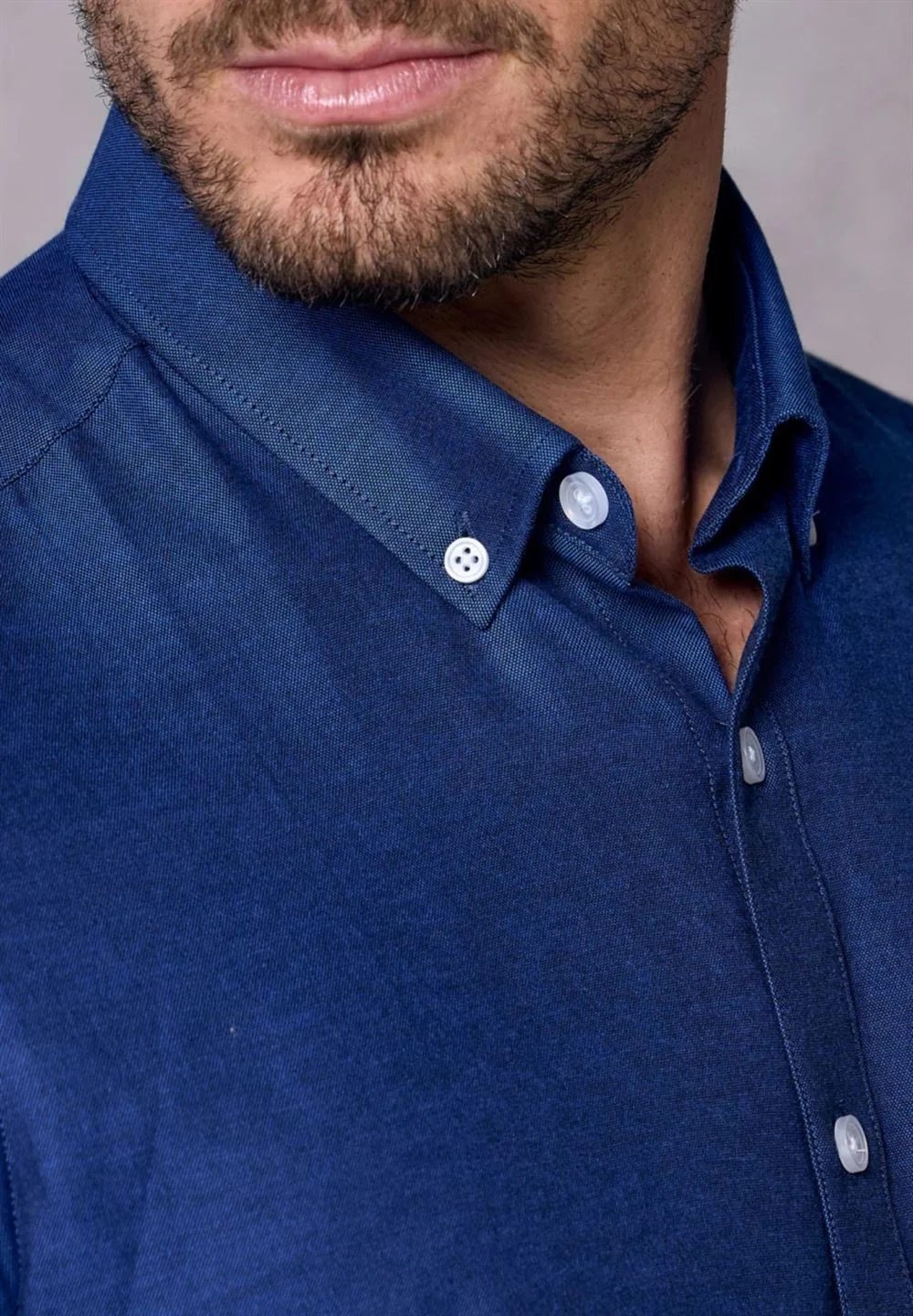 Rivet&Denim Oxford Shirt - Grey - S