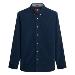 Superdry Classic Needle Corduroy Shirt - Navy - XL