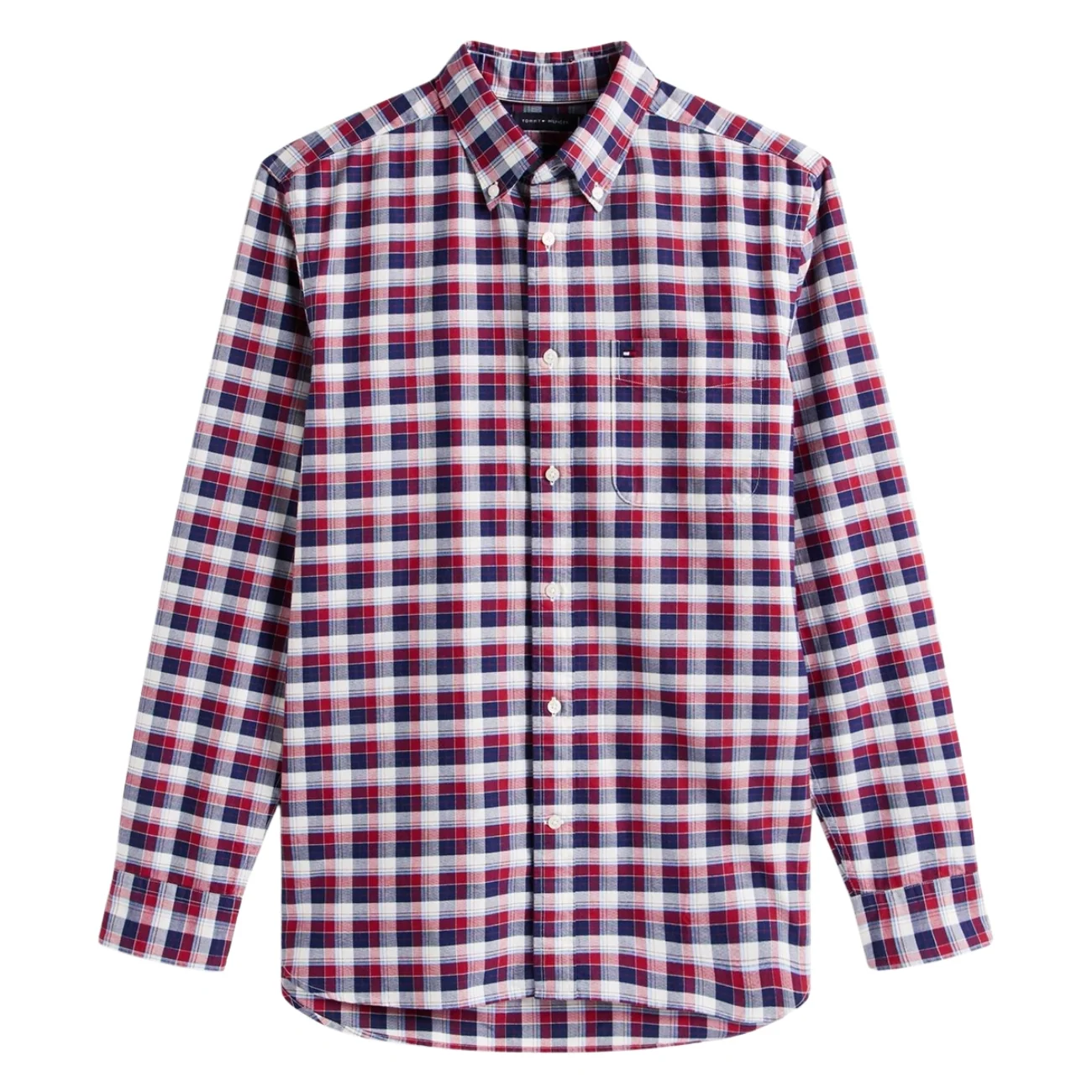 Tommy Hilfiger Heritage Oxford Tartan Shirt - Red - 2XL