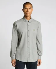 Remus Uomo Parker Tapered Fit Cotton Shirt - Green - S
