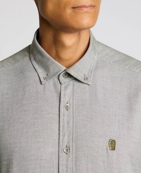 Remus Uomo Parker Tapered Fit Cotton Shirt - Green - S