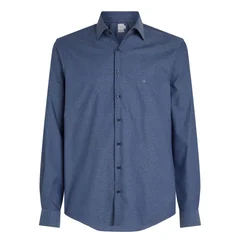 Calvin Klein Floral Jacquard Shirt - Blue - 44