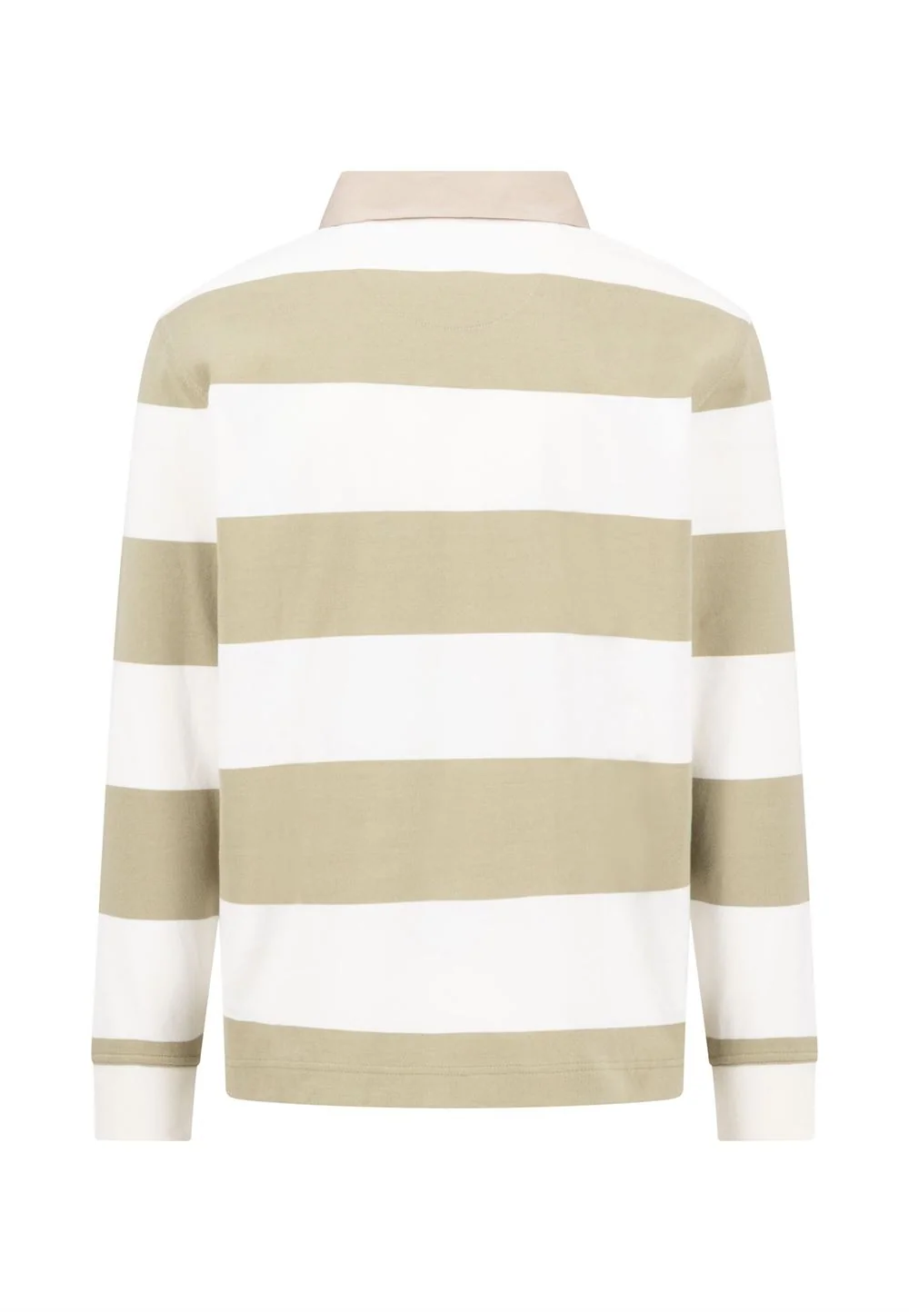 Fynch Hatton Striped Rugby Shirt - Off White - XL