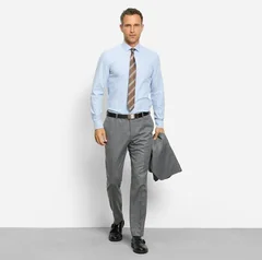 Olymp Buisnes Shirt - Blue - XL