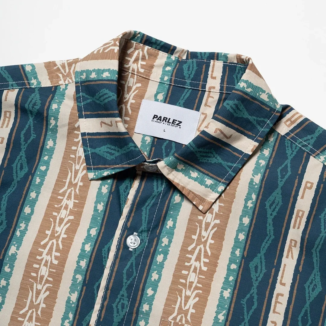 Parlez Nevada Casual Shirt - Lagoon Blue - S