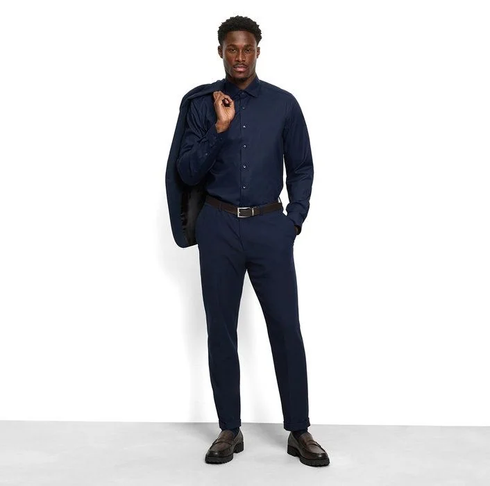 Olymp Business Shirt - Navy - 16