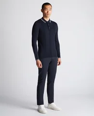 Remus Uomo Remus L/S Polo - Navy - M