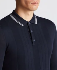 Remus Uomo Remus L/S Polo - Navy - M