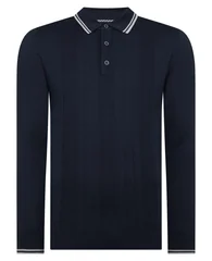 Remus Uomo Remus L/S Polo - Navy - M