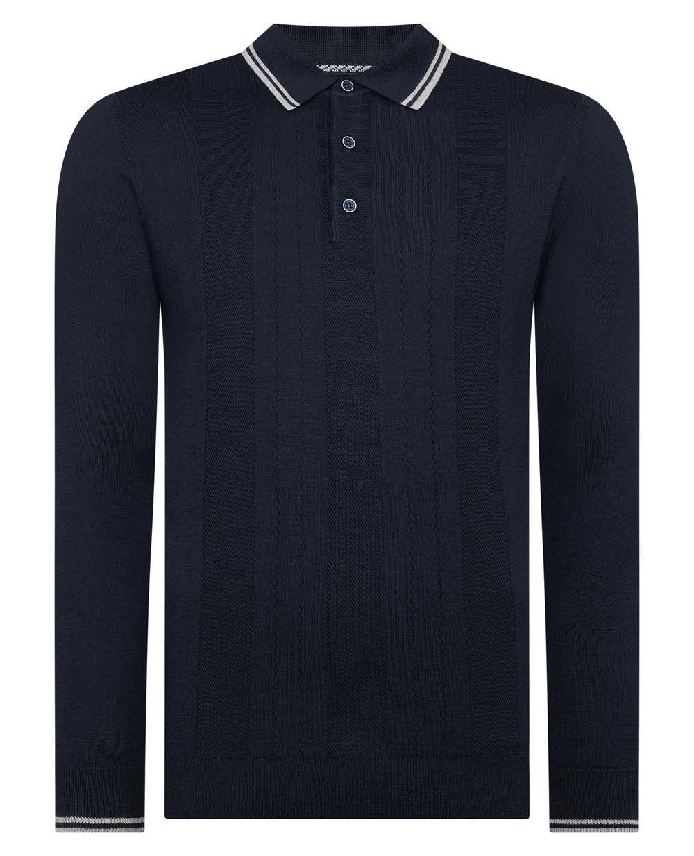 Remus Uomo Remus L/S Polo - Navy - M