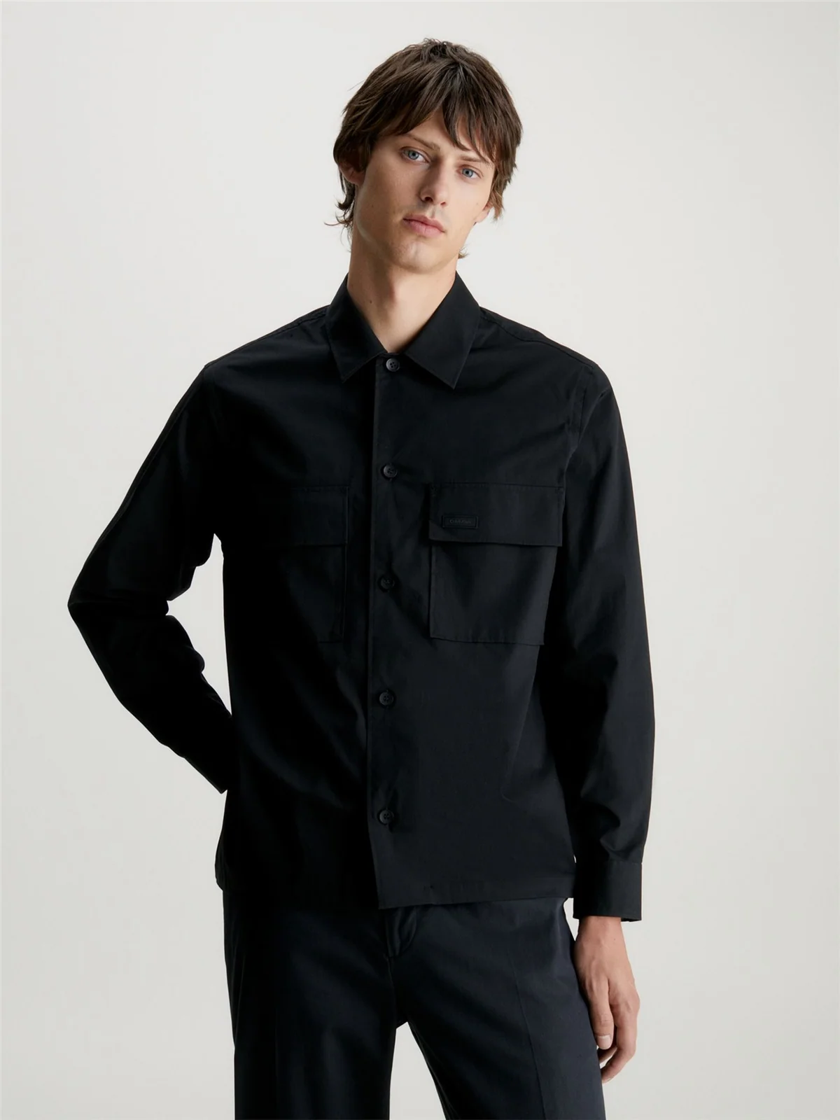 Calvin Klein Poplin Stretch Indoo - Black - M