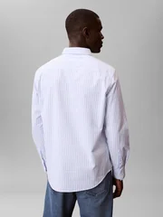 Calvin Klein Jeans Oxford Classic Striped Shirt - Blue - XL