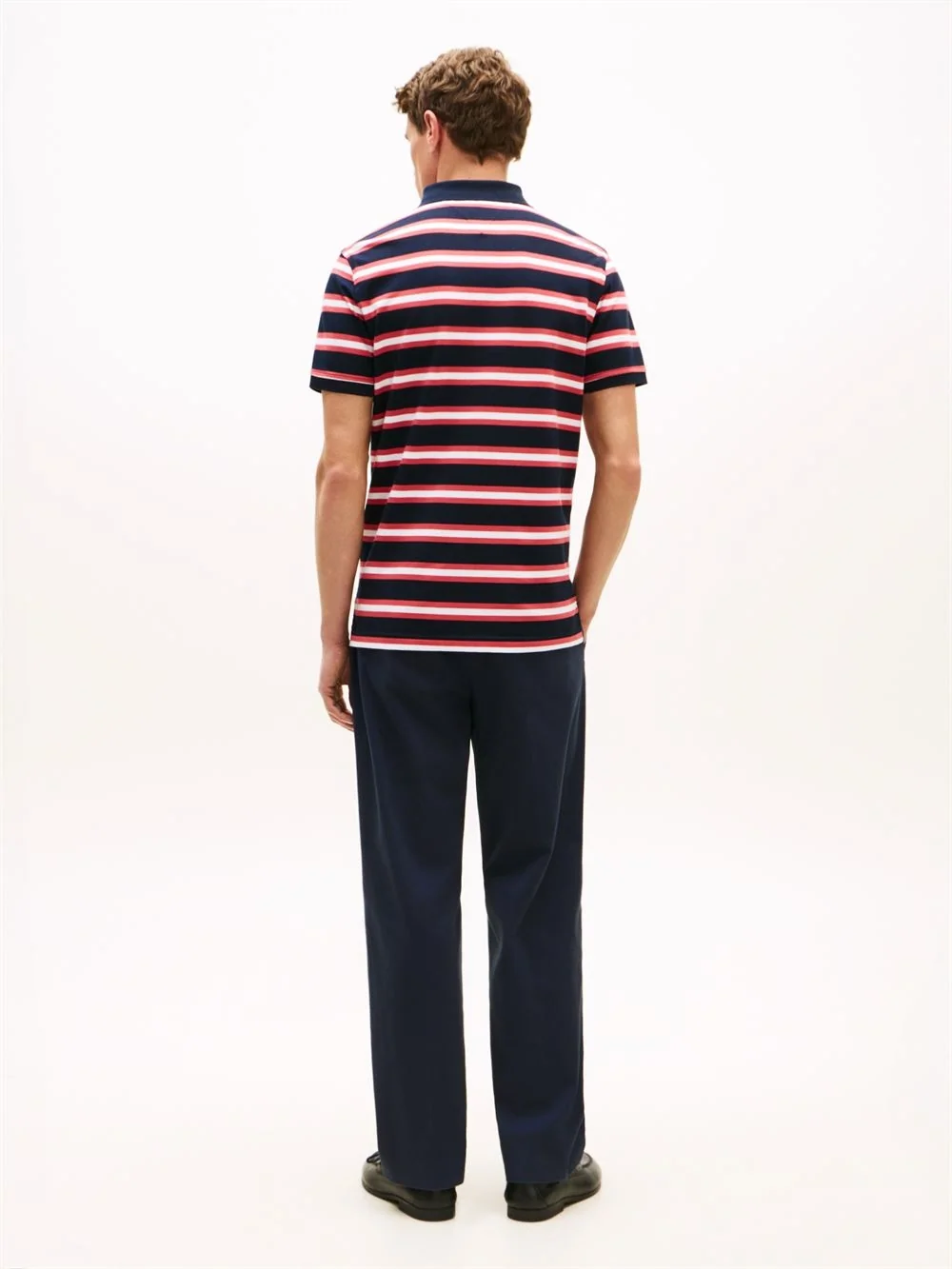 Tommy Hilfiger 1985 Regular Striped Polo Shirt 0bg - Orange - XL