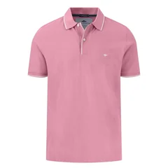 Fynch Hatton Modern Fit Premium Cotton Polo Shirt - Pink - Small