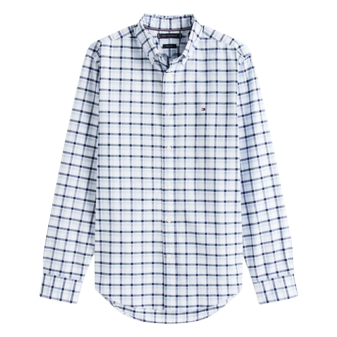 Tommy Hilfiger Heritage Oxford Checked Shirt - Blue - M