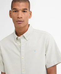 Barbour Oxtown Oxford Ss Tailored Shirt - Green - L