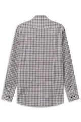 Bugatti Casual Check Pattern Shirt - Brown - XL