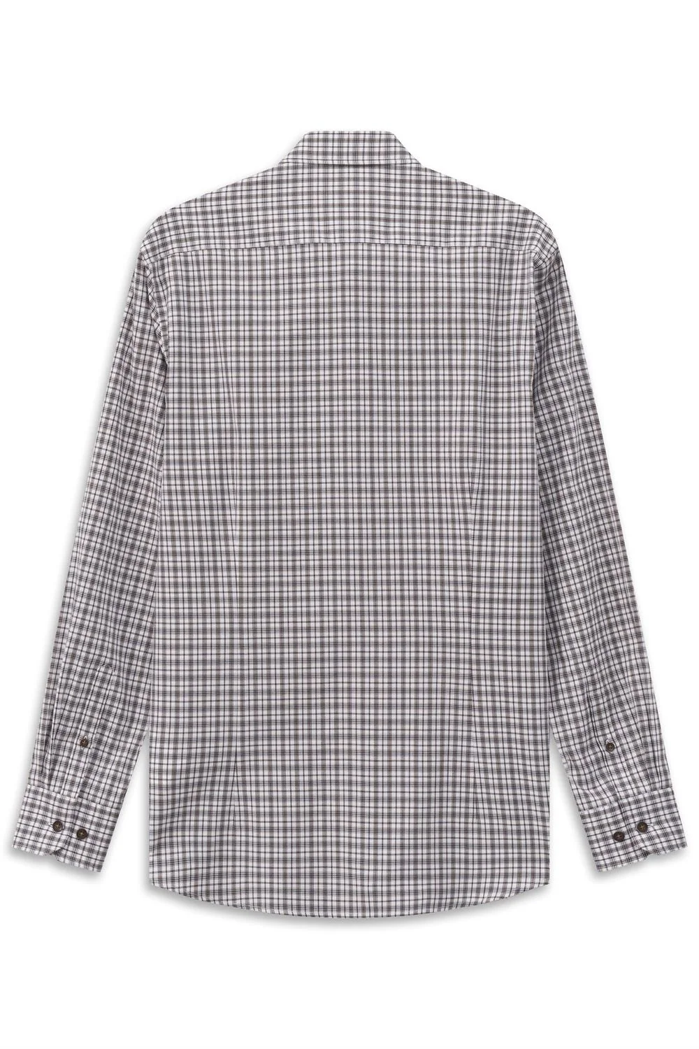 Bugatti Casual Check Pattern Shirt - Brown - XL