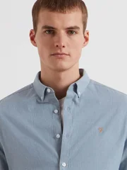 Farah Steen Casual Fit Shirt - Blue - L