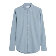 Farah Steen Casual Fit Shirt - Blue - L