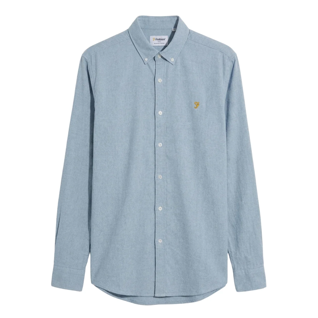 Farah Steen Casual Fit Shirt - Blue - L