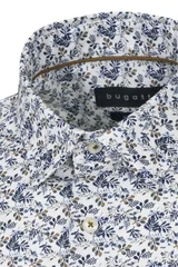 Bugatti Casual Floral Print Shirt - Navy - 2XL