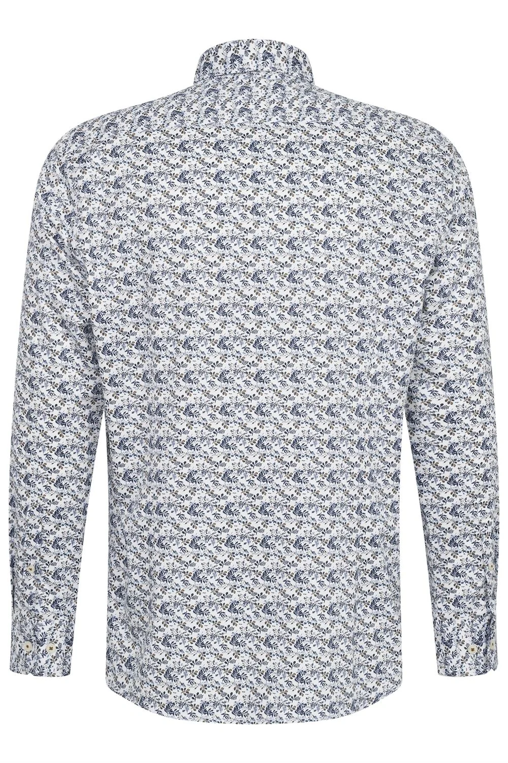 Bugatti Casual Floral Print Shirt - Navy - 2XL