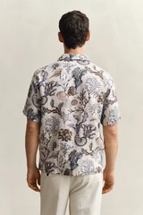 Gant Camp Collar Shirt - Beige - L