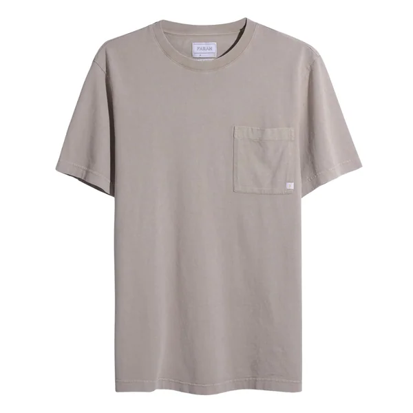 Farah Stacy Pocket T-Shirt - Beige - L