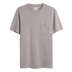 Farah Stacy Pocket T-Shirt - Beige - L