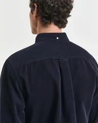 Gant Regular Fit Cotton Corduroy Shirt - Navy - XL