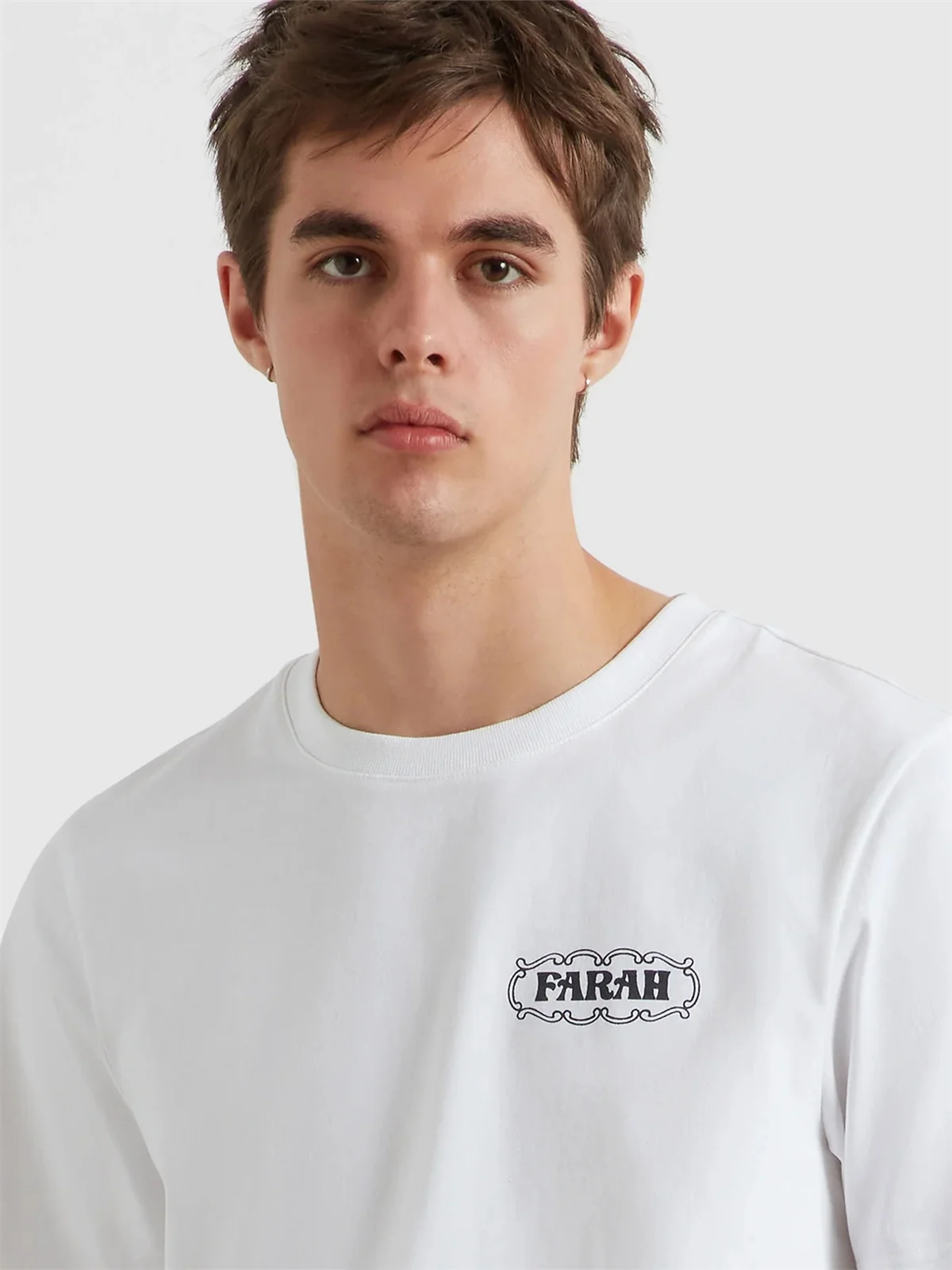 Farah Hawthorne Graphic T-Shirt - White - XL