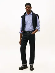 Tommy Hilfiger Core Flex Pop Classic Striped Shirt - Blue - L