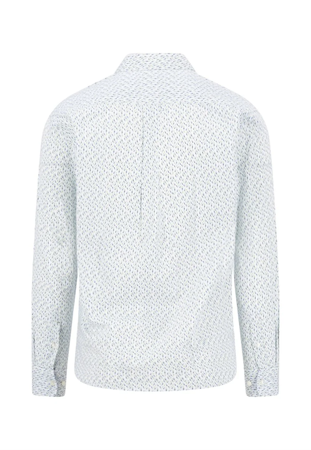 Fynch Hatton Cotton Combi Print Button Down Shirt - Green - XL