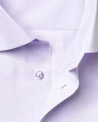 Eton Solid Signature Twill Formal Shirt - Purple - 16.5