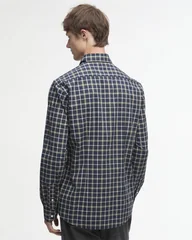 Barbour Bramham Checked Tailored Shirt - Navy - L