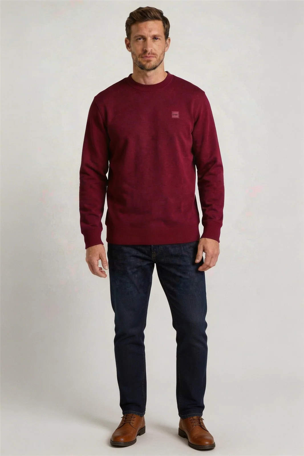 Boss Kanovano Cotton-Cashmere Sweater - Red - 2XL