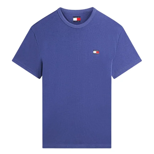 Tommy Jeans Badge Crew Neck T-Shirt - Storm Blue - L