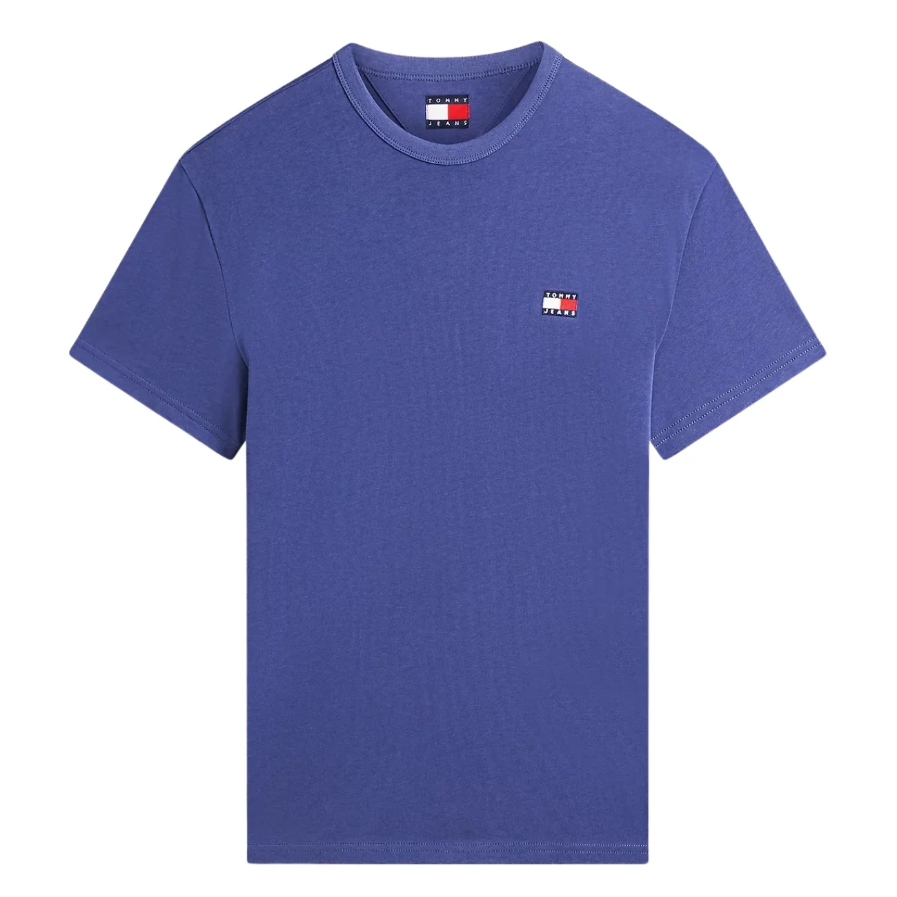 Tommy Jeans Badge Crew Neck T-Shirt - Storm Blue - L