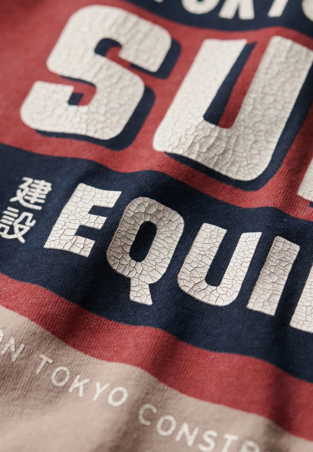 Superdry Ac Ringer Workwear Graphic Slim Fit T-shirt - Beige - S