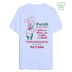Farah Powis Graphic Tee - White - S
