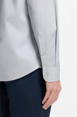 Boss Rickert_M Button Down Oxford Shirt - Grey - M