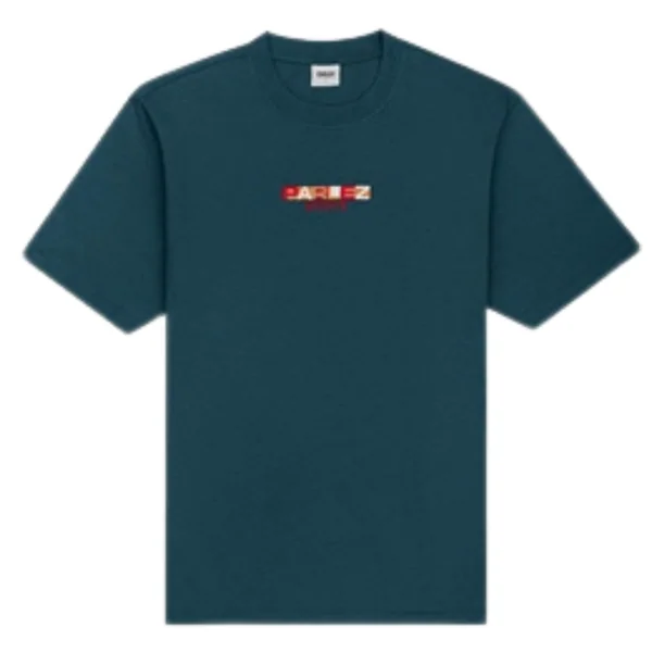 Parlez Bloc T-Shirt - Petrol Blue - L